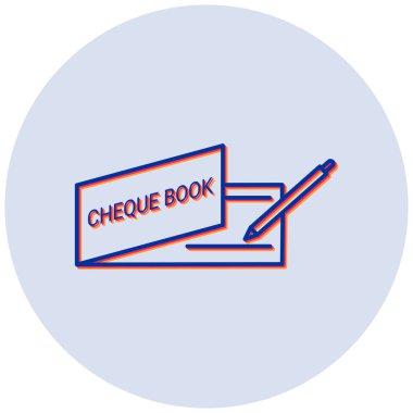 Çek Defterinin vektör illüstrasyonu