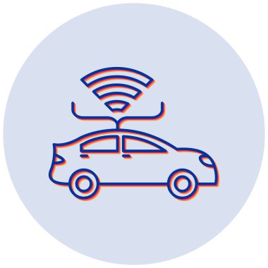 - Araba. Web simgesi basit illüstrasyon