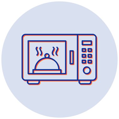 Modern simge Mikrodalga 'nın vektör çizimi