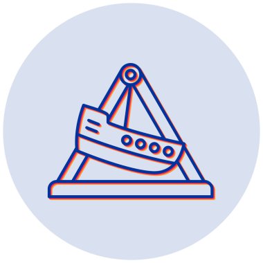 Eğlence simgesi, vektör illüstrasyonu