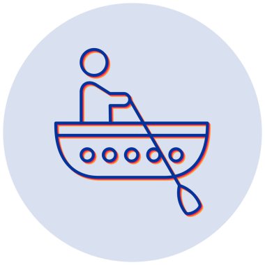 Tekne. Web simgesi basit illüstrasyon