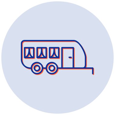 Vanity van web simgesi basit tasarım