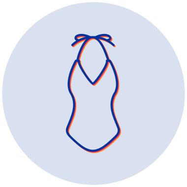 Yüzme takımı vektör simgesi