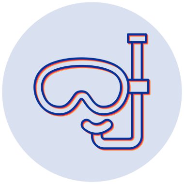 scuba dalış gözlüğü simgesi