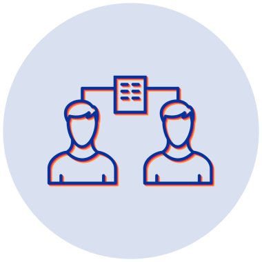 Kurumsal simgenin vektör illüstrasyonu