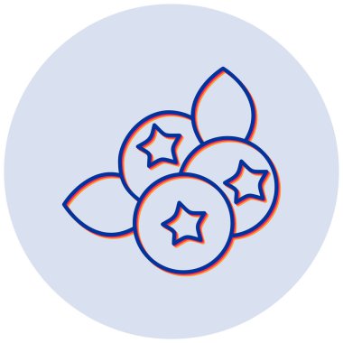 Yabanmersini simgesinin vektör illüstrasyonu