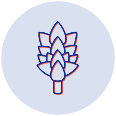 Enginar simgesinin vektör çizimi