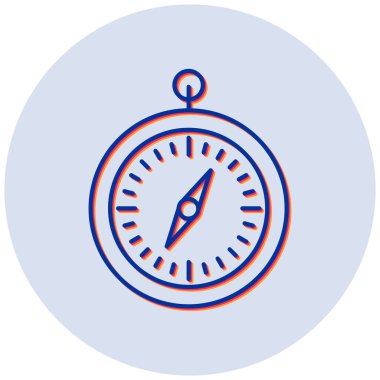 Yönlendirme Aracı. Web simgesi basit illüstrasyon