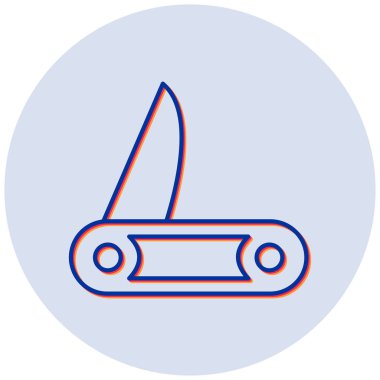 bıçak, web simgesi vektör illüstrasyonu