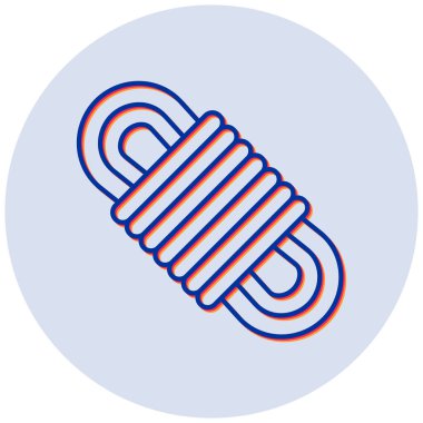 İp simgesinin vektör illüstrasyonu