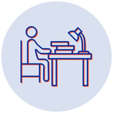 Okuma simgesinin vektör illüstrasyonu