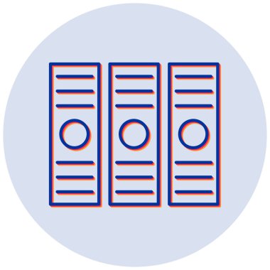 Arşiv simgesi. Basit tasarım