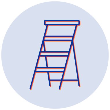 Merdivene bas. Web simgesi basit illüstrasyon