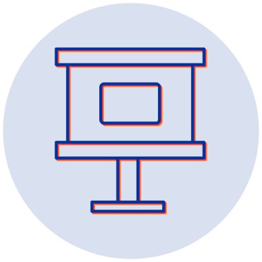 Info Holder. Web simgesi basit tasarım