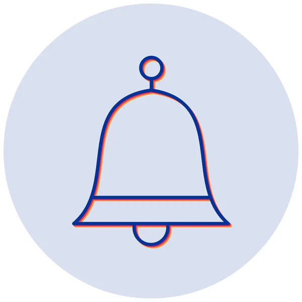 Bell Web Icon Simple Design — Stock Vector