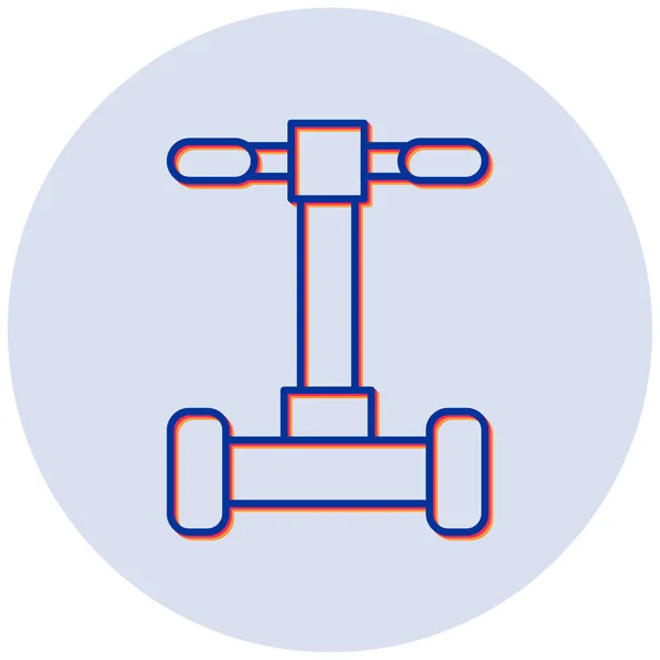 Segway图标的矢量说明 — 图库矢量图片