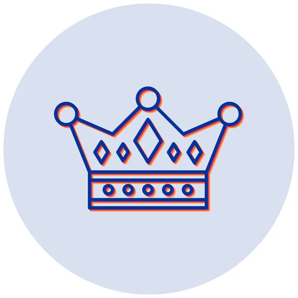 Icône Monarchique Illustration Vectorielle — Image vectorielle