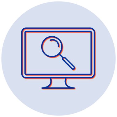 seo modern simgesinin vektör illüstrasyonu