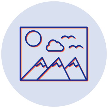 Görüntü. Web simgesi basit illüstrasyon