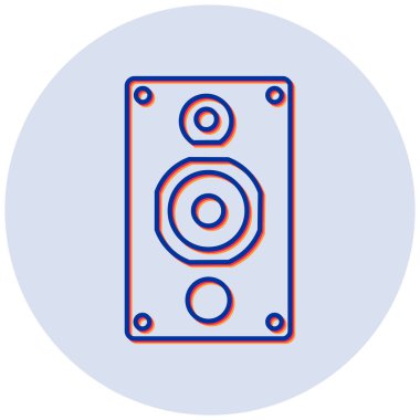 Müzik. Web simgesi basit illüstrasyon