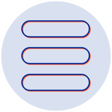 Güzel ve uygun bir simgenin vektör çizimi