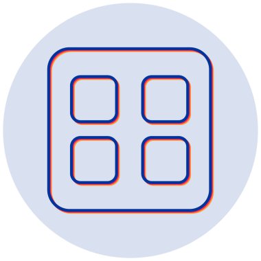 Modern b 'nin vektör illüstrasyonu eksik simgesi