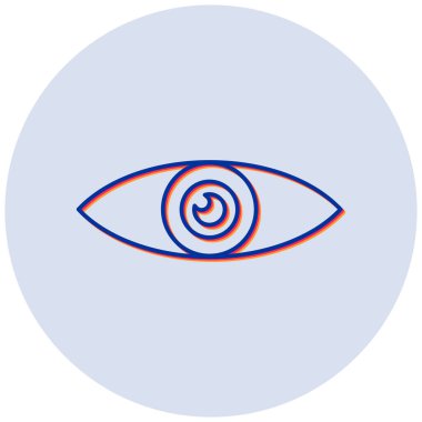 Manzara. Web simgesi basit illüstrasyon