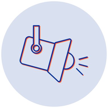 Spotlight simgesinin vektör illüstrasyonu