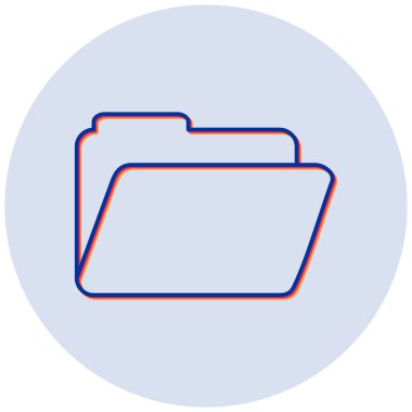 Dosya. Web simgesi basit tasarım 