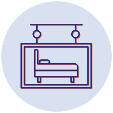 Otel tabelası. Basit tasarım