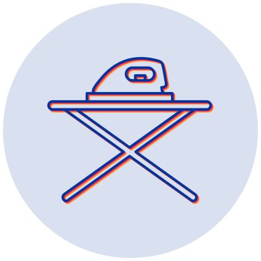 Demir Masa Ağı simgesi basit bir illüstrasyon