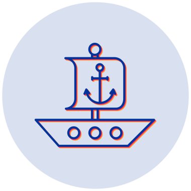 bayrak ikonu vektör illüstrasyonu 