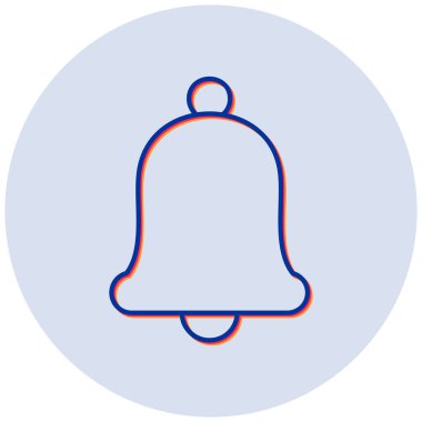 Zil. Web simgesi basit tasarım