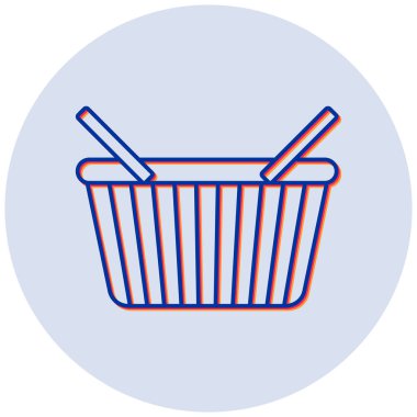 Alışveriş arabası. Basit tasarım 