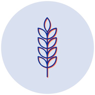 Buğday. Web simgesi basit illüstrasyon 