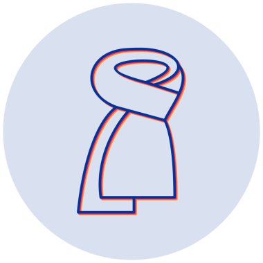 Atkı simgesinin vektör illüstrasyonu