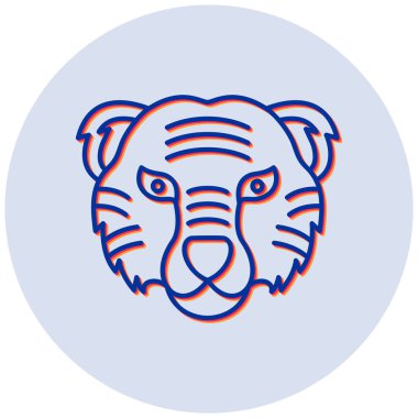 Kaplan. Web simgesi basit illüstrasyon