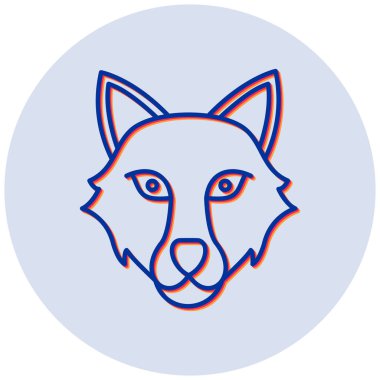 Kurt. Web simgesi basit illüstrasyon