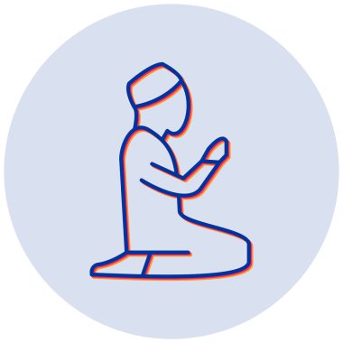 Salah. Web simgesi basit illüstrasyon