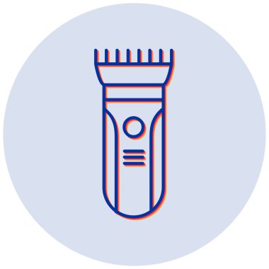 Saç makası. Basit illüstrasyon