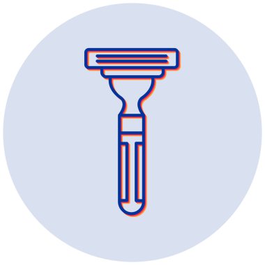 Ustura. Web simgesi basit tasarım