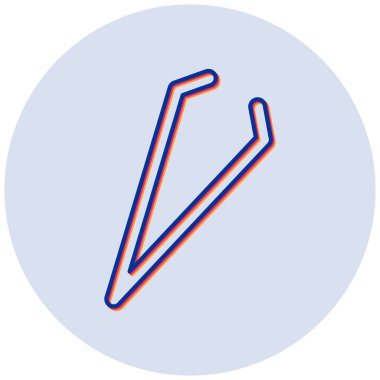 Cımbız. Web simgesi basit illüstrasyon