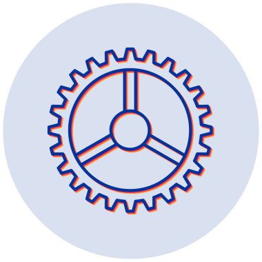 Ayarlar web simgesi basit illüstrasyon