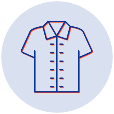 Tişört. Web simgesi basit illüstrasyon