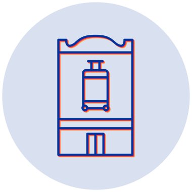 Tatil. Web simgesi basit illüstrasyon