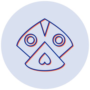 Uçurtma simgesinin vektör çizimi