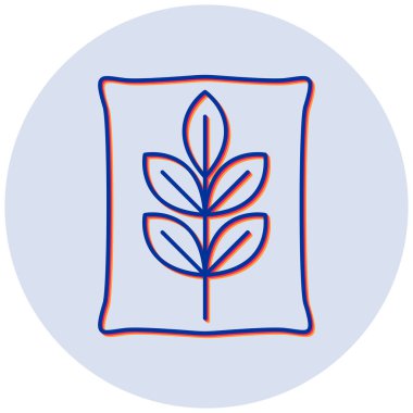 Gübre simgesinin vektör illüstrasyonu