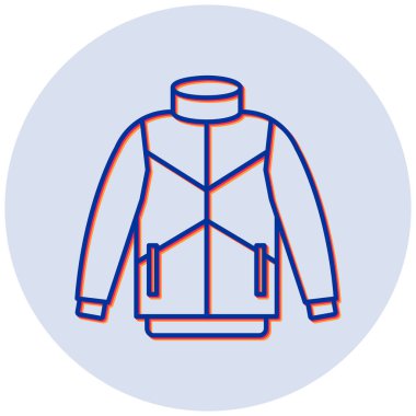 Ceket simge vektör çizim