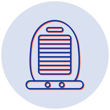 Isıtıcı simgesinin vektör illüstrasyonu 