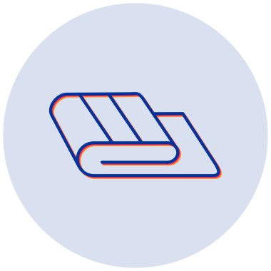 Battaniye. Web simgesi basit tasarım